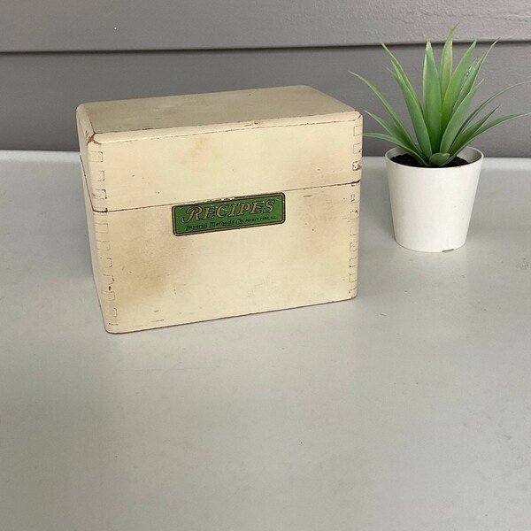 Vintage Recipe Box Etsy