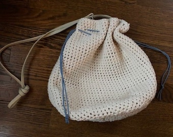 Handmade Crochet Purse/Tote Bag - Crossbody bag