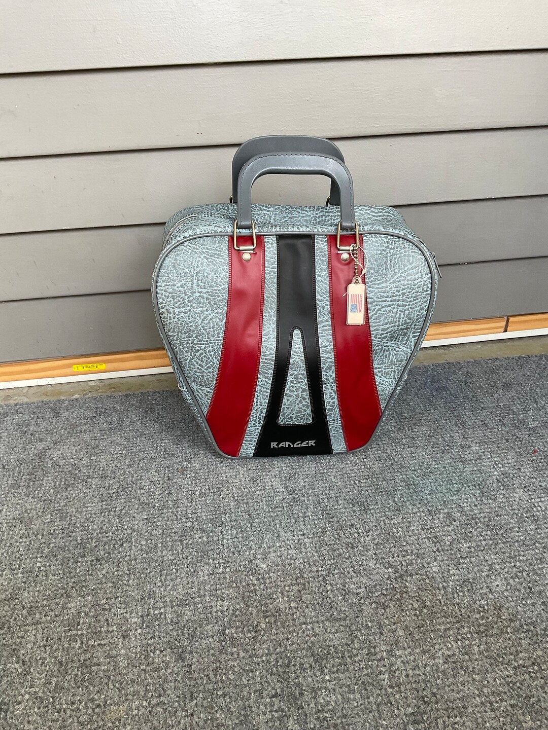 60s〜70s Bowling Bag ボーリングシャツ　vintage bag Vintage Bowling Bag Retro 1980s Brunswick + Wind Jammer +