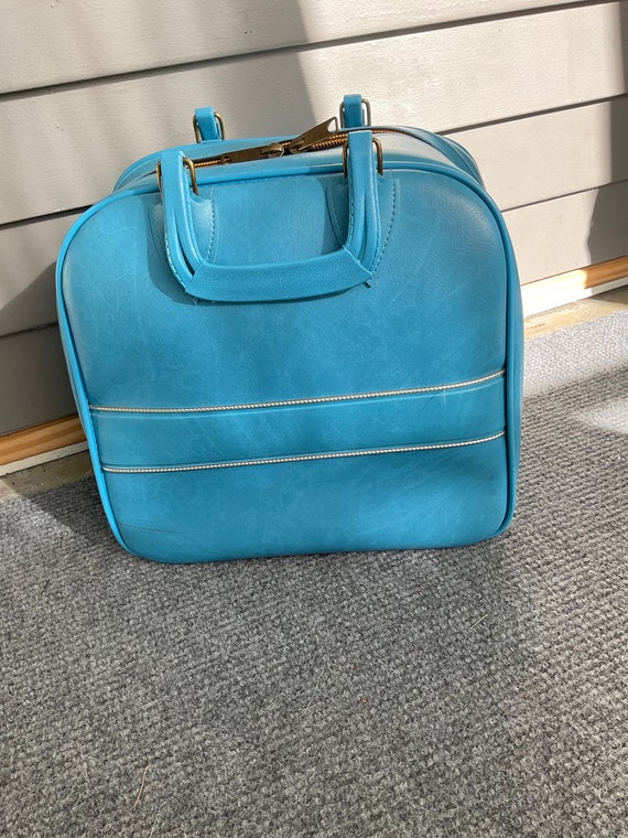 Vintage bowling ball bag with insert for accessories … Gem