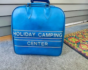 Vintage Faux Leather Bowling Bag Round - Etsy