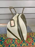 vintage bowling ball bag - White and Green