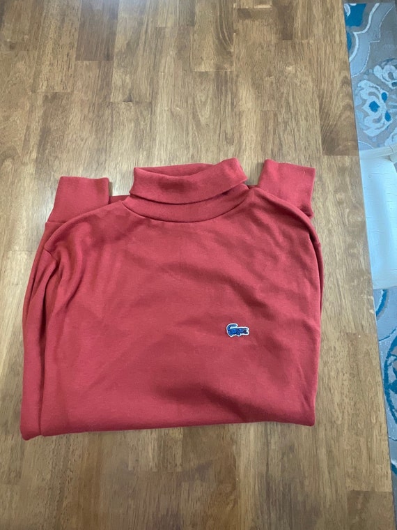 Vintage Lacoste/Izod Unisex Turtleneck/Crocodile l