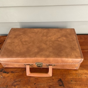 Estuche de transporte para casetes de vinilo vintage, caja de almacenamiento, maletín pequeño