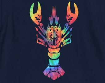 Crawfish Shirt | Tie Dye Cute Crawfish Shirt | New Orleans Shirt | Louisiana Crawfish Boil | Mudbugs Crawdad Crawfish Tee