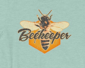 Beekeeper TShirt Honeybee Vintage Distressed Graphic Tee | Save the Bees Shirt | Bee Shirt | Unisex | Bees T Shirt | Gift for Beekeeper