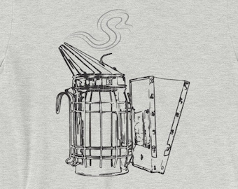 Imker Shirt | Honigbienen TShirt | Bienen Raucher Shirt | Bienenstock Raucher für Bienen | Save the Bees Shirt | Bienenschützer Hemd | Hemd für Imker