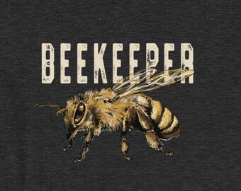 Beekeeper Shirt | Honeybee T Shirt | Distressed Graphic Bee Tee | Honey Bee TShirt | Save The Bees T | Honey bee shirt | Bee T Shirt