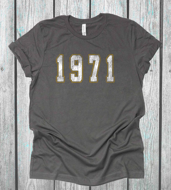 vintage 1971 birthday shirt