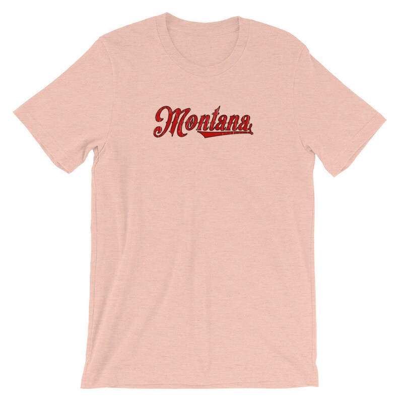 Montana Shirt Vintage Distressed Graphic Short Sleeve Unisex Tee