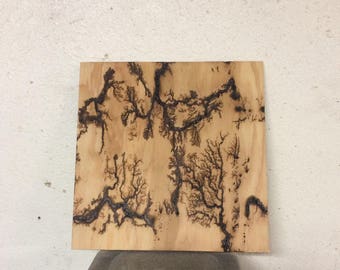 fractal wood burning video