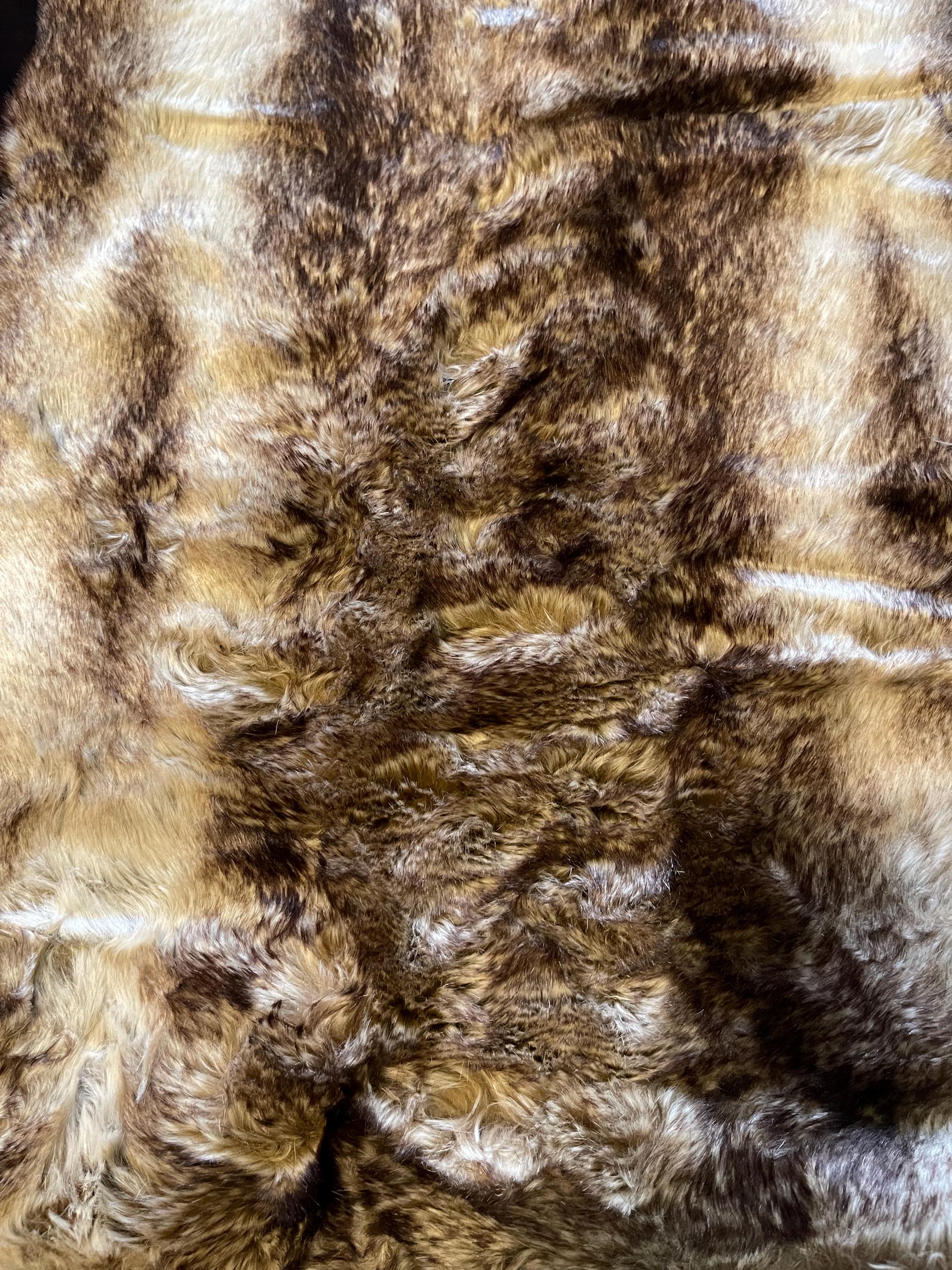 Wild Brown Bear Faux Fur, Brown Faux Fur, 1 yard Brown Bear Faux Fur, 1 yard Faux Fur