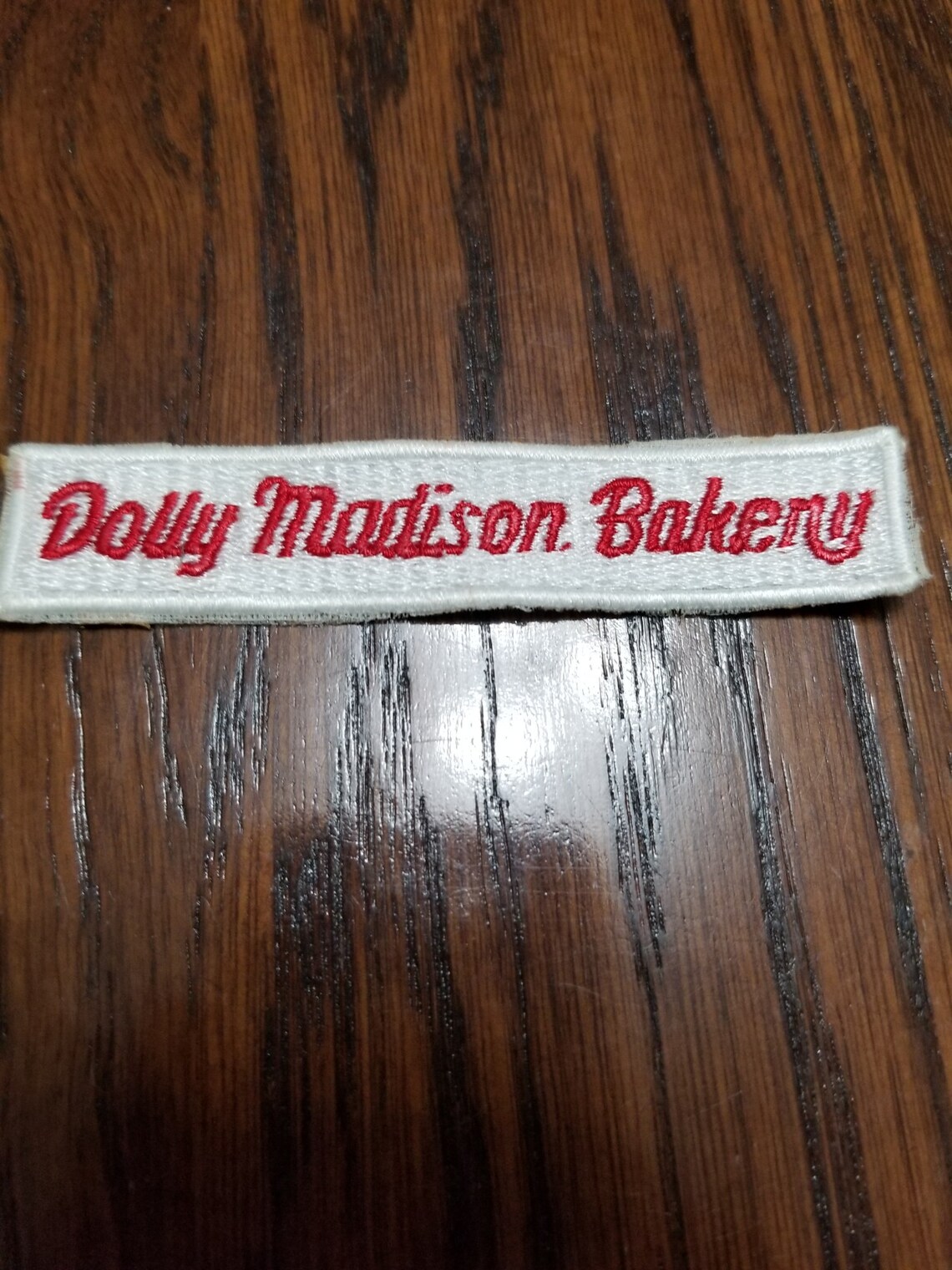 2 vintage Dolly Madison Bakery sew on Patches red white star Etsy