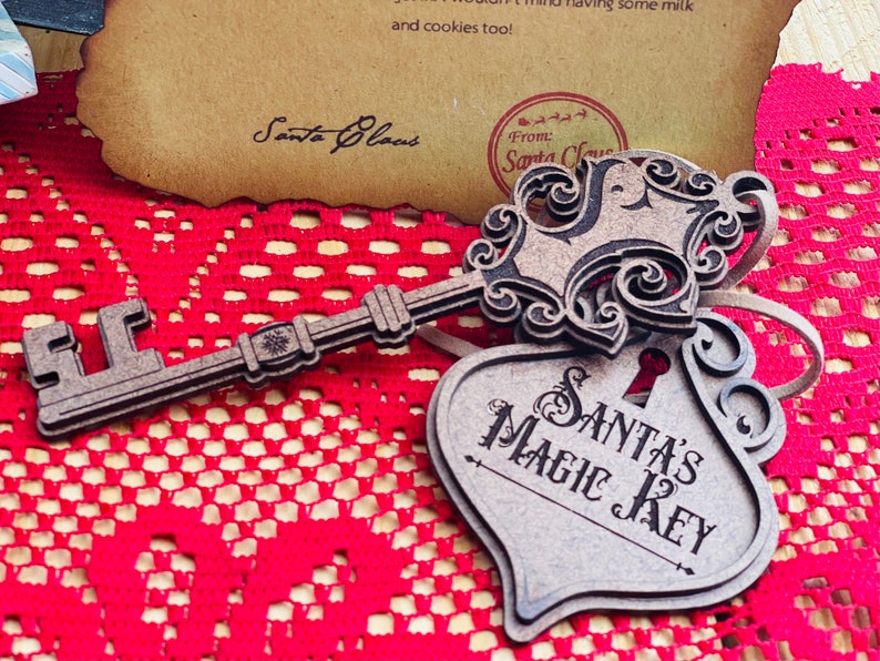 Santas Magical Key and Personalized Letter Etsy