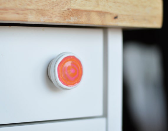 Unique Cabinet Knobs Pink Knobs Red Drawer Knobs Knobs And Etsy