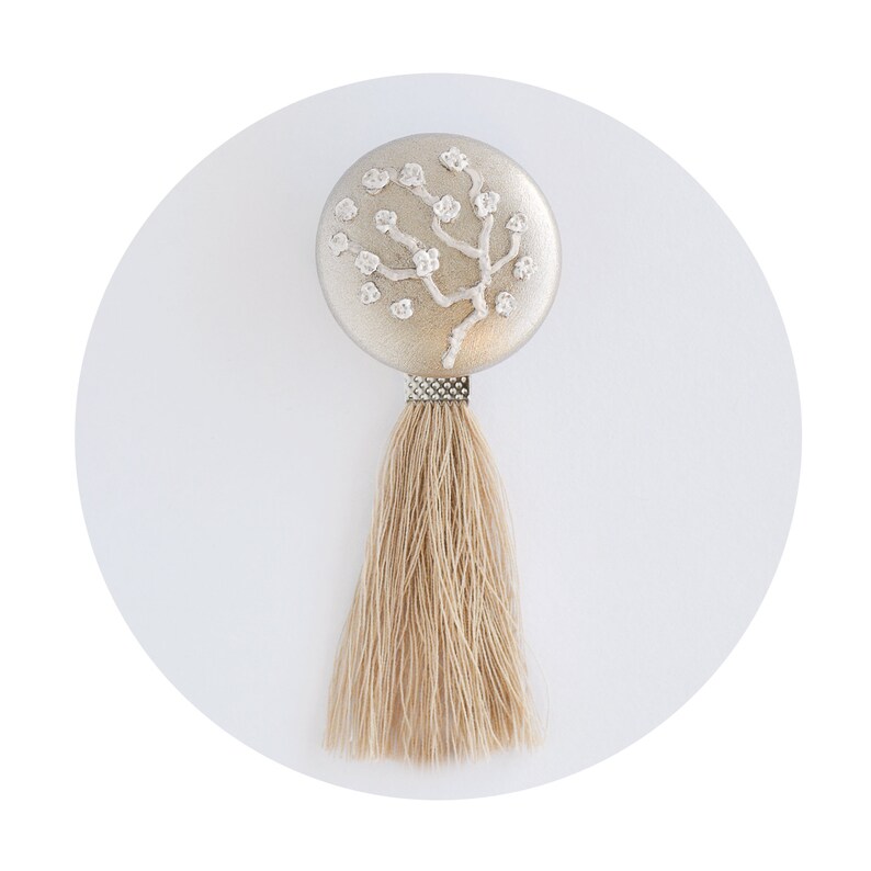 Unique Cabinet Knob Cabinet Hardware Knob With Tassel Gold Etsy