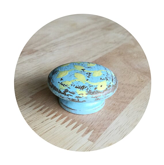 Farmhouse Knobs Rustic Turquoise Drawer Knobs Shabby Chic Etsy