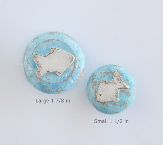 Rustic Turquoise Drawer Knobs Beach Decor Knobs Beach House Etsy