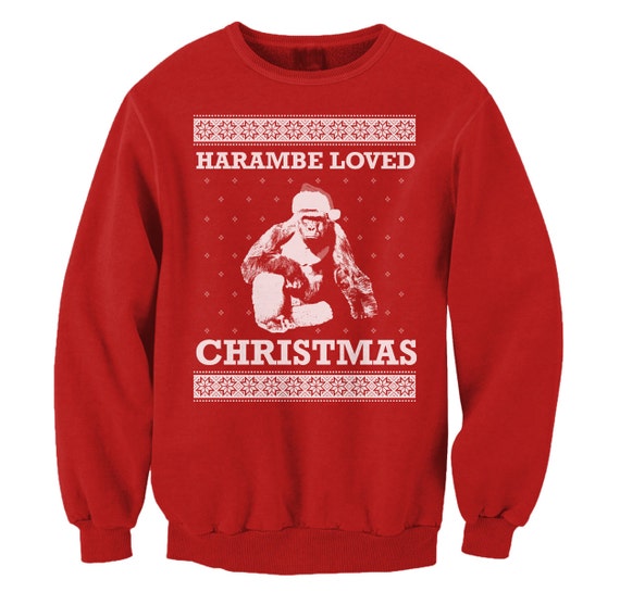 Gorilla christmas jumper sale