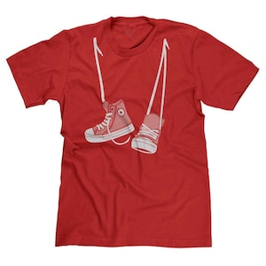 Etsy Red T Converse - Shirt