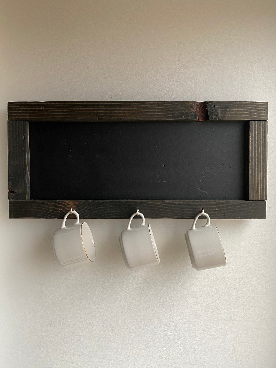 Chalkboard Coffee and Tea Cup Hanger Etsy