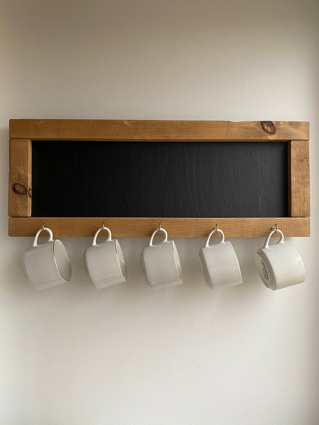 Chalkboard Coffee and Tea Cup Hanger Etsy