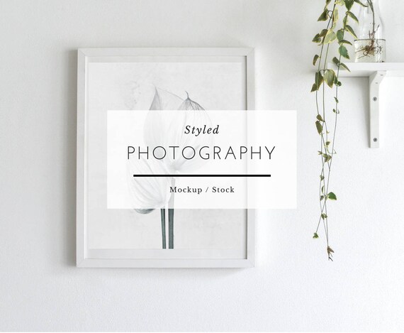 White Mockup Frame White Frame 8x10 Frame White Mockup