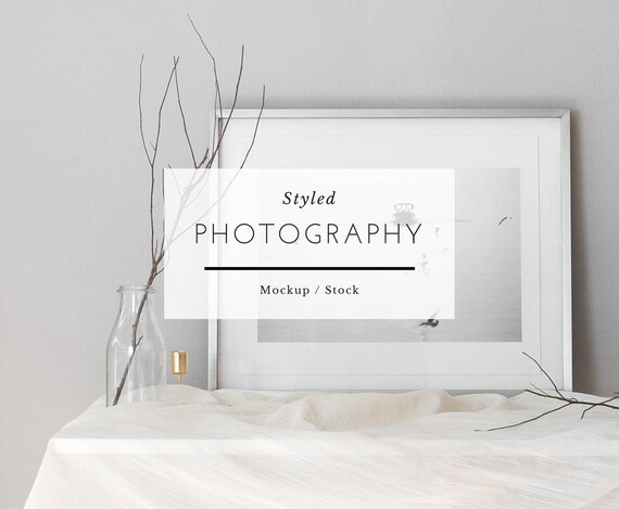 Horizontal Frame Mockup Minimalist Frame Mockup Frame Digital