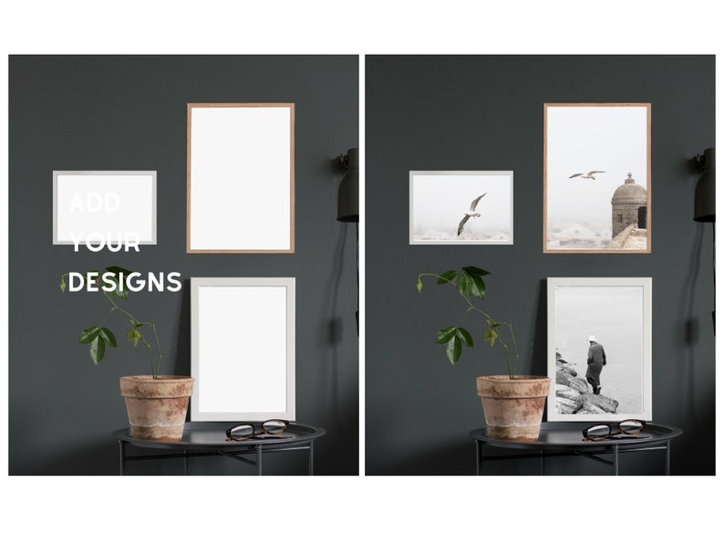 Gallery Wall Mock up mock up frame mock up interior mock up | Etsy