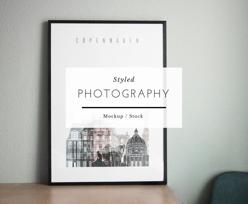 Download Minimal mock up frame Scandinavian mock up Mock up black | Etsy