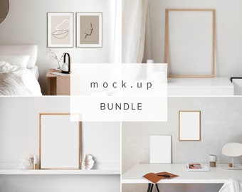 Mockup bundle, mockup frame, gallery wall mockup, interior mockup, nordic style mockup