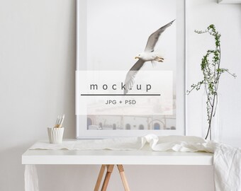 Interior mockup, styled frame mockup, wall art mockup, empty frame, styled mockup, digital mockup, photography mockup, product mockup,