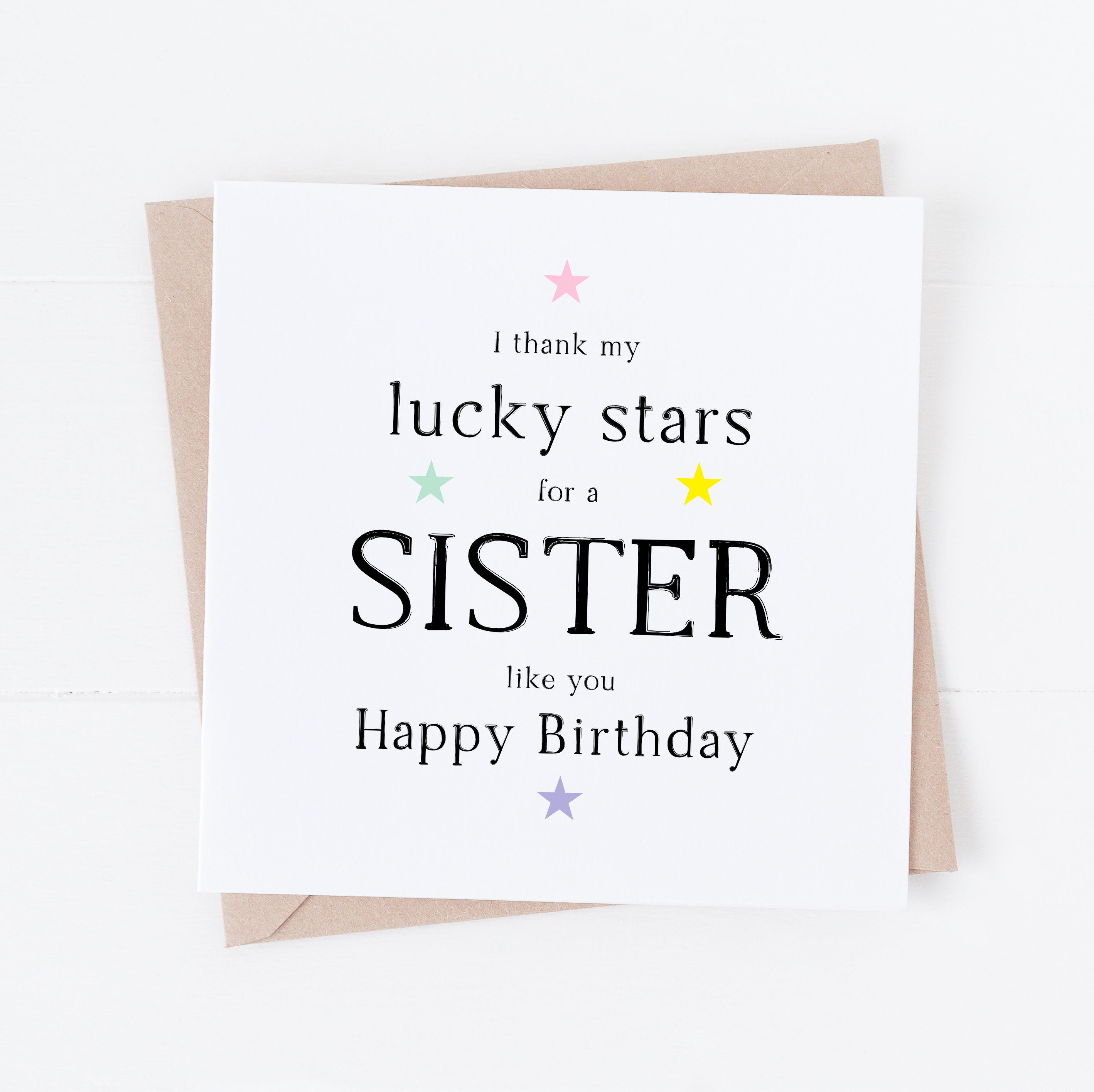 Alotozo Biglietto Di Auguri Di Compleanno Per Sorella, Regalo Di - Foto 6