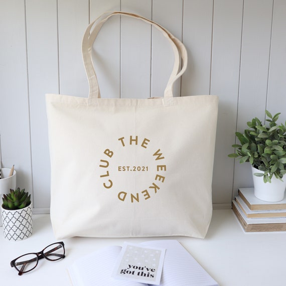 Weekend Tote Bag Athleisure Tote Wear Gym Yoga Bag Monochrome Tote Bag  Travel Tote Bag Mum Things Bag College Bag Shopping Bag -  UK