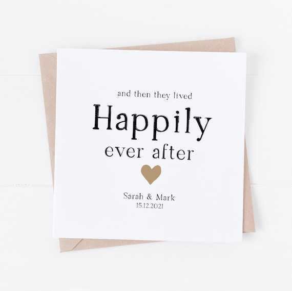 Hoppily Ever After Marriage Card Hoppily Ever After Marriage Card