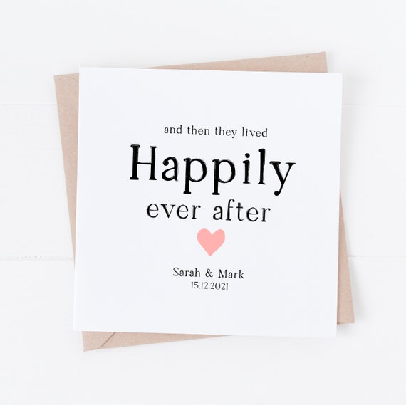 They Lived Happily Ever After, Funny Love Greeting Card They Lived Happily Ever After, Funny Love Greeting Card