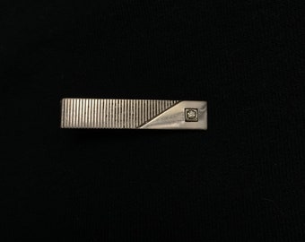 Best Grandpa Square Tie Bar Clip Clasp Tack Gold