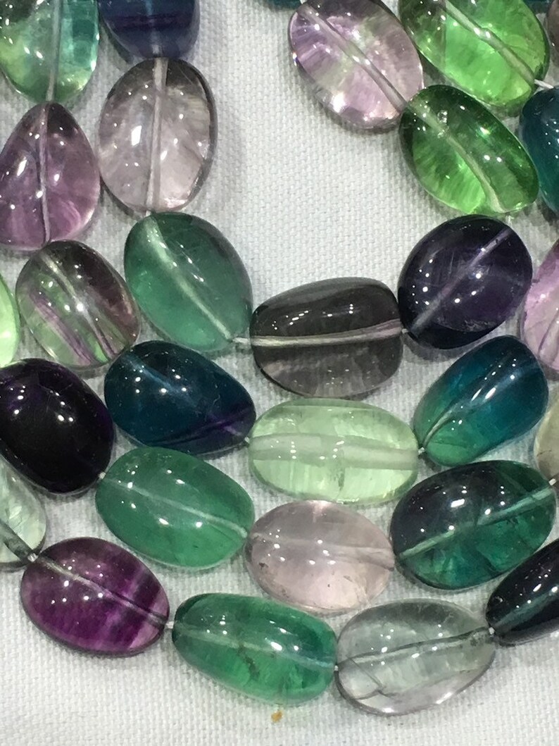 AAA flourite nuggets beads,top quality multi flourite tumbled beads