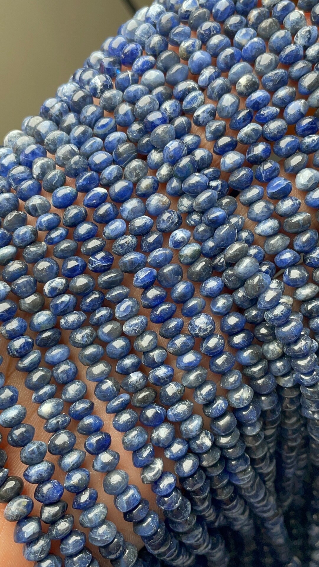 Independence Day Sale Natural Sodalite 5 MM Approx Smooth Button Shape ...