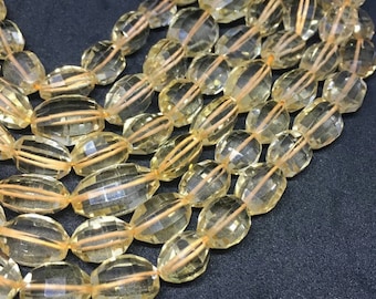 New Brand CITRINE Step Cut Faceted Nuggets Brioettes, 16 Inches Strand Amazing Item At Low Price