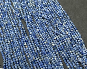 New Brand Natural Sodalite Smooth Round Beads 3.5 MM Approx Sodalite 12.5 Inches Strands High Quality Beads For Jewelry Making
