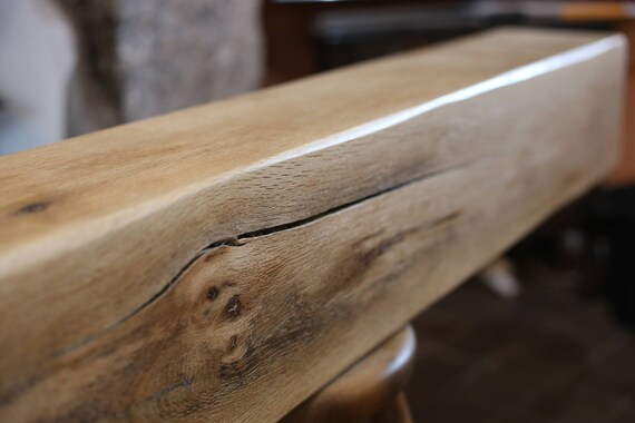 48 Length Oak Fireplace Beam Chunky Wooden Mantels Etsy