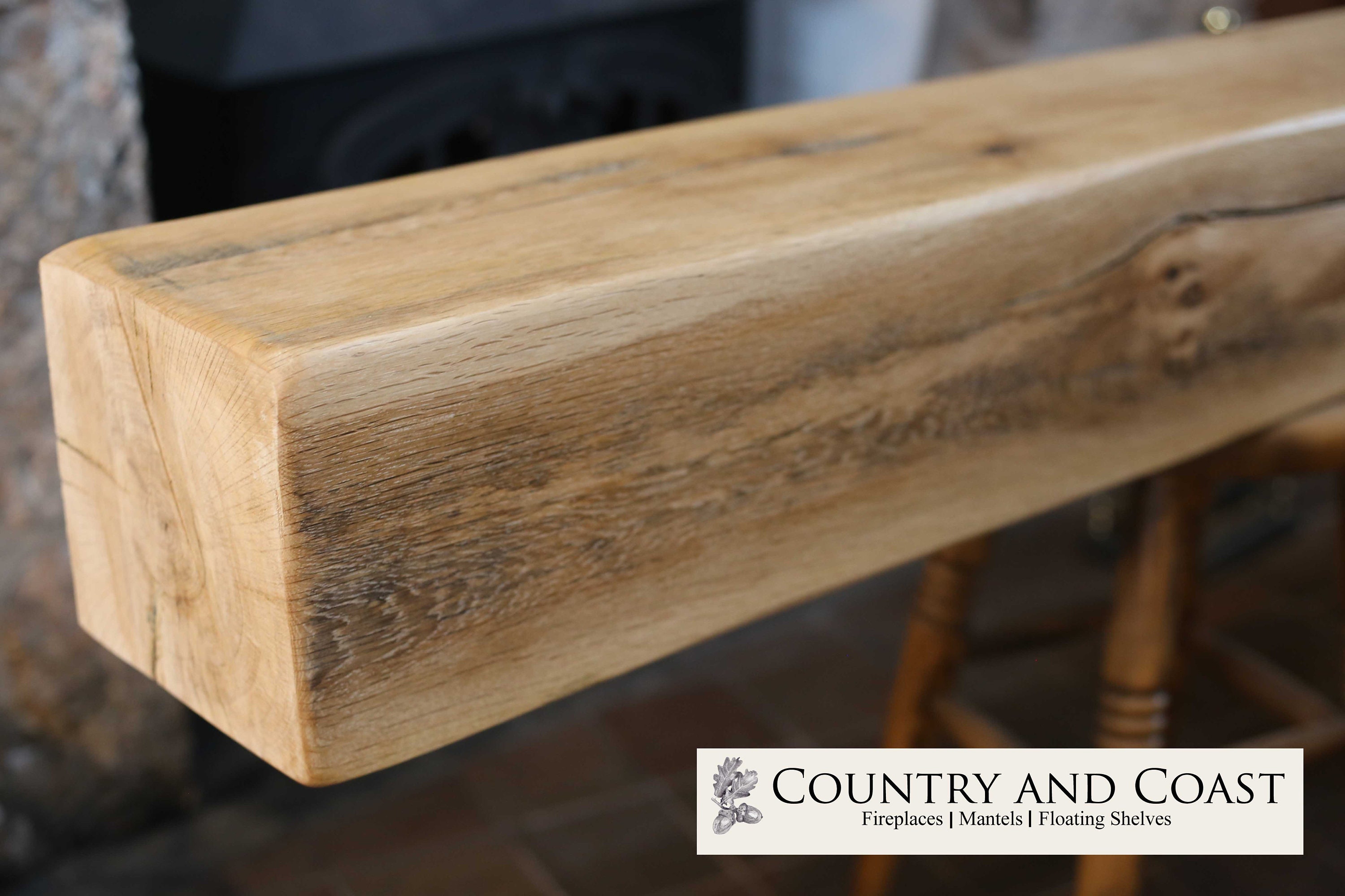 5x5 Solid Oak Fireplace Beam Many Lengths Etsy