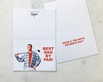 Happy Gilmore Fathers Day Card | Happy Gilmore Dad | Golfing Fathers Day | Golf Inspired Fathers Day Gift | Adam Sandler Inspired Card