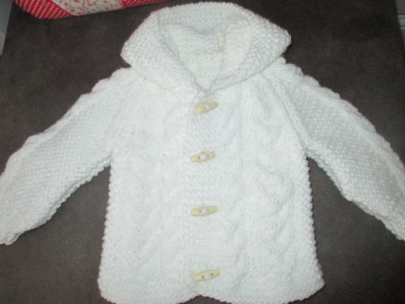 hand knitted aran jackets choice of colors