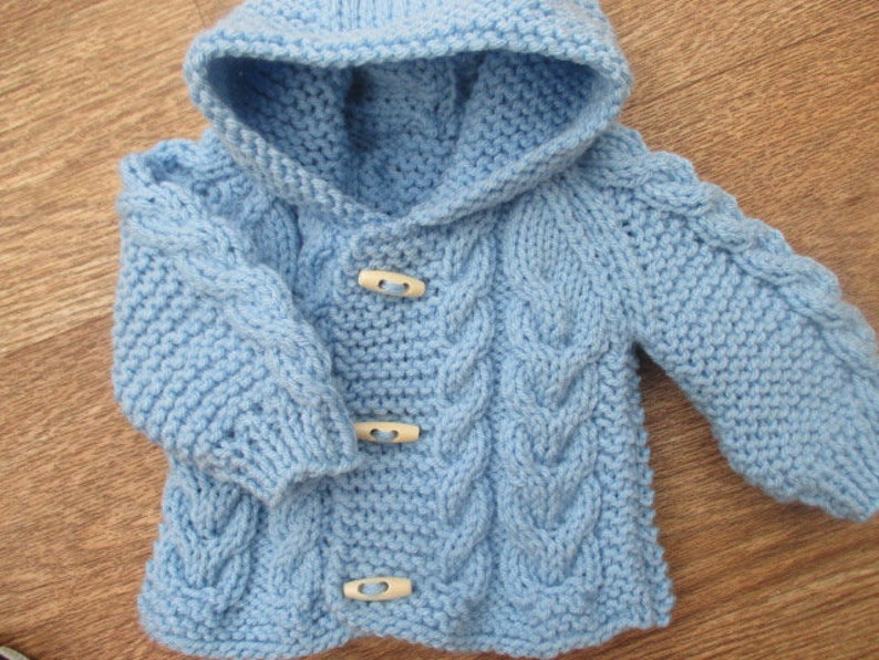 hand knitted aran jackets choice of colors