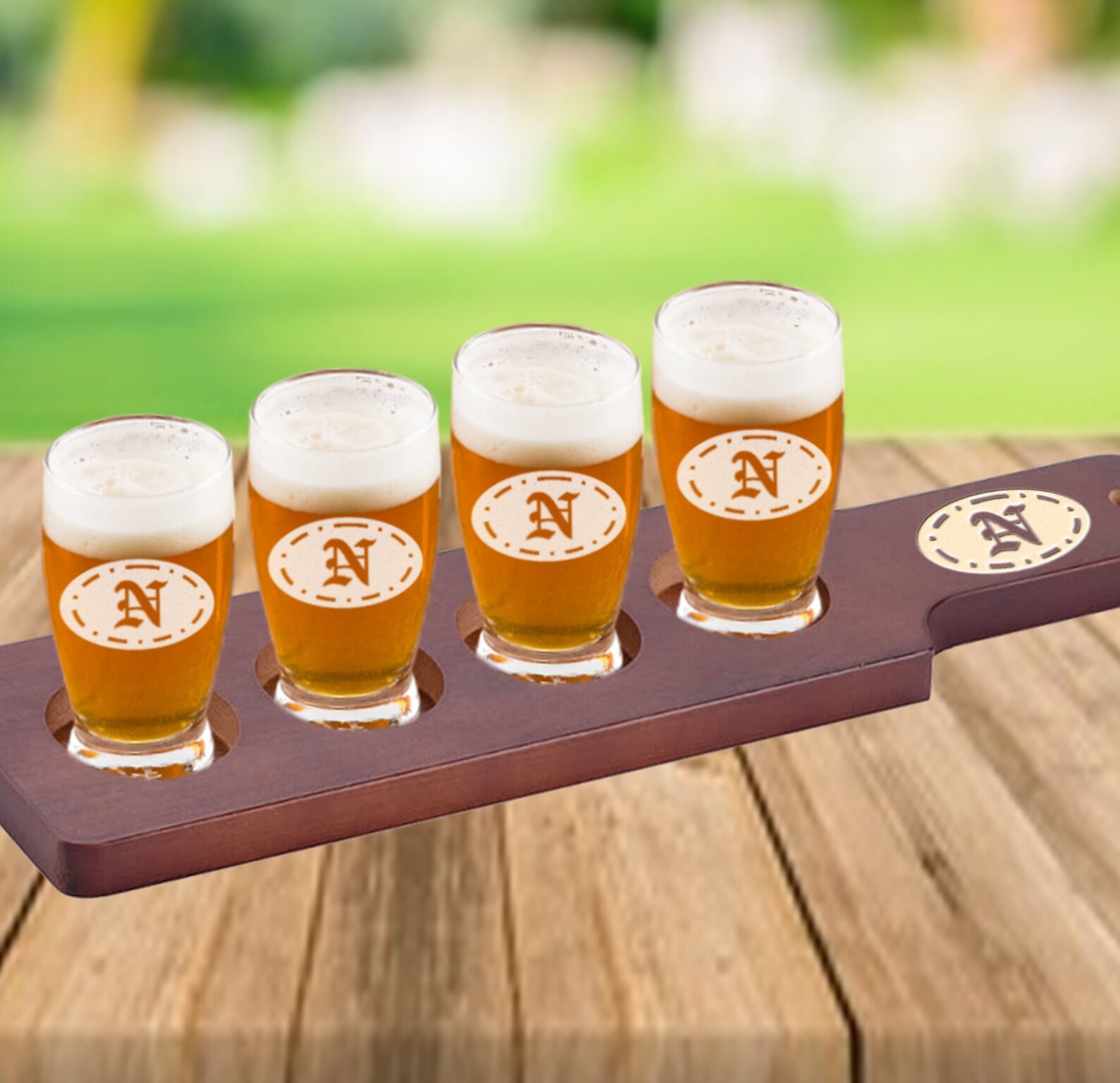 Customized Groomsmen Beer Glass Gift Set, Oktoberfest Personalized Beer ...