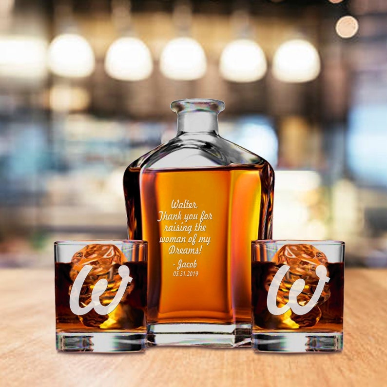 Groomsmen Whiskey Decanter Groomsmen Gift Personalized Etsy