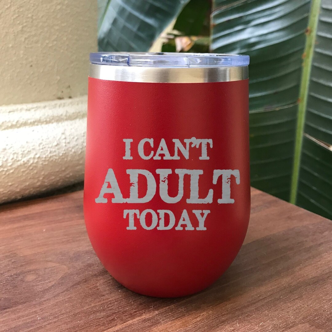 Personalized Coffee Travel Mug, Customized Stemless Wine Tumbler ...