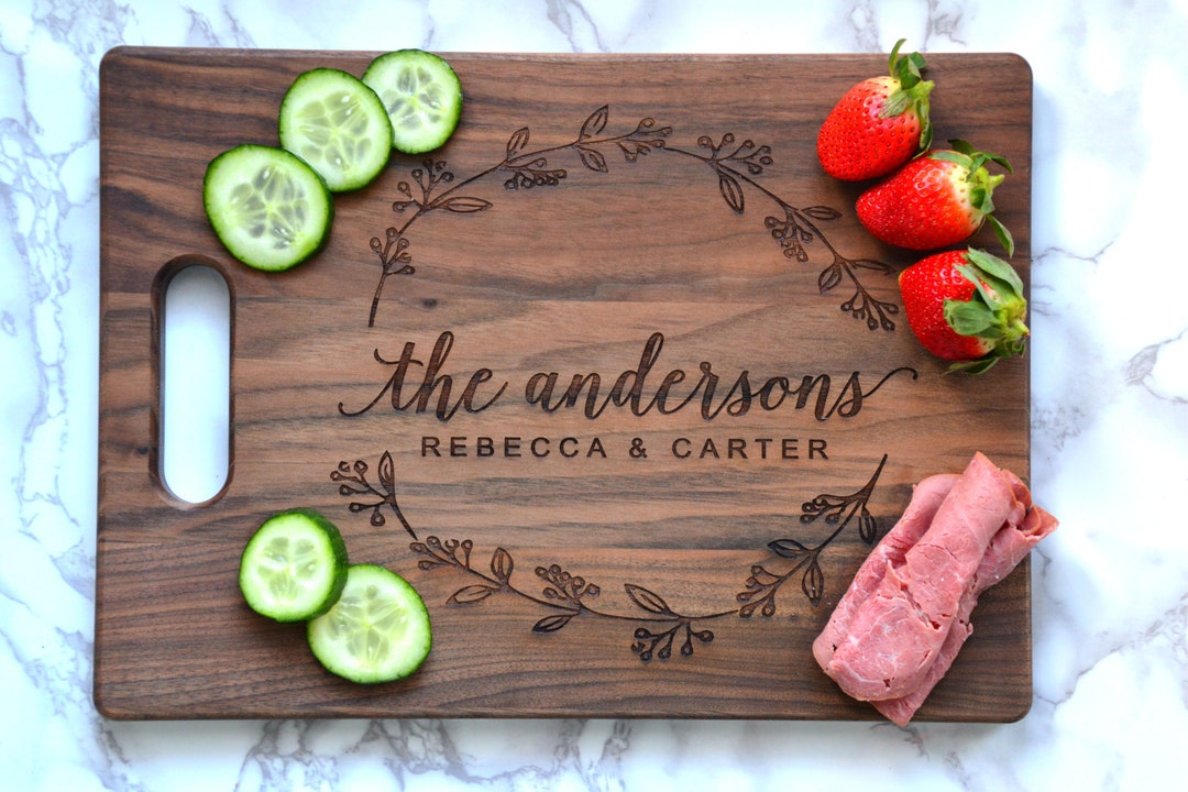 Custom Cutting Board Engraved Cutting Board Personalized Etsy